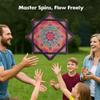 Beginner to Pro Spinning Cloth Flow Toy Colorful Juggling Prop, 24.4 Inch 300 Grams, Flow Star Style (Wind of Freedom) view 2
