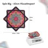 Beginner to Pro Spinning Cloth Flow Toy Colorful Juggling Prop, 24.4 Inch 300 Grams, Flow Star Style (Wind of Freedom) view 4