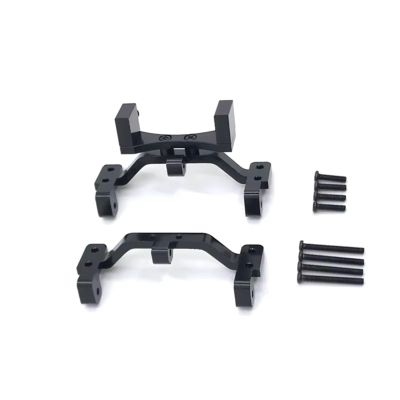 RC Connecting Rod Parts For MN 1/12 D90 D91 D96 For MN98 99S Metal Upgrade Axle Servo Bracket Tie Rod Holder RC Car Parts Accessorie(Black)