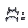 RC Connecting Rod Parts For MN 1/12 D90 D91 D96 For MN98 99S Metal Upgrade Axle Servo Bracket Tie Rod Holder RC Car Parts Accessorie(Black) view 1