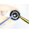 Bore Slip Ring with Flange 8mm Hole Size OD 35mm Electrical Slip Ring 6/12 circuits 5A Signal Transmission(8X35mm 12CH 5A) view 4