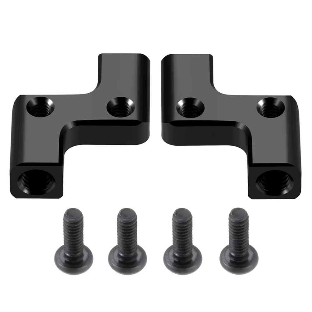 RC Toys For Sakura Cero Ultra 1/10 Aluminum Alloy Front Rear Hydraulic Mount RC Drift Car Upgrade Parts Repair Modified Accessories(Black2)