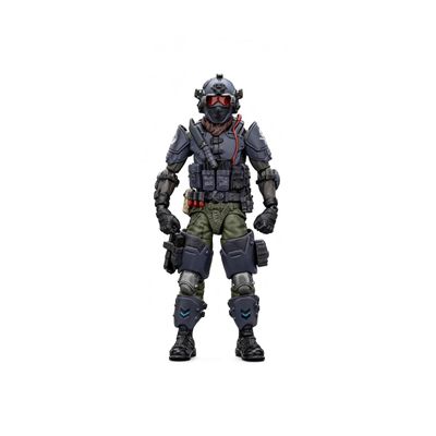 1/18 Scale Articulated Special Forces Soldier Figure, Vintage Military Soldier Model with Flexible Articulation, Collectible Gifts for Figure Enthusiasts & Collectors