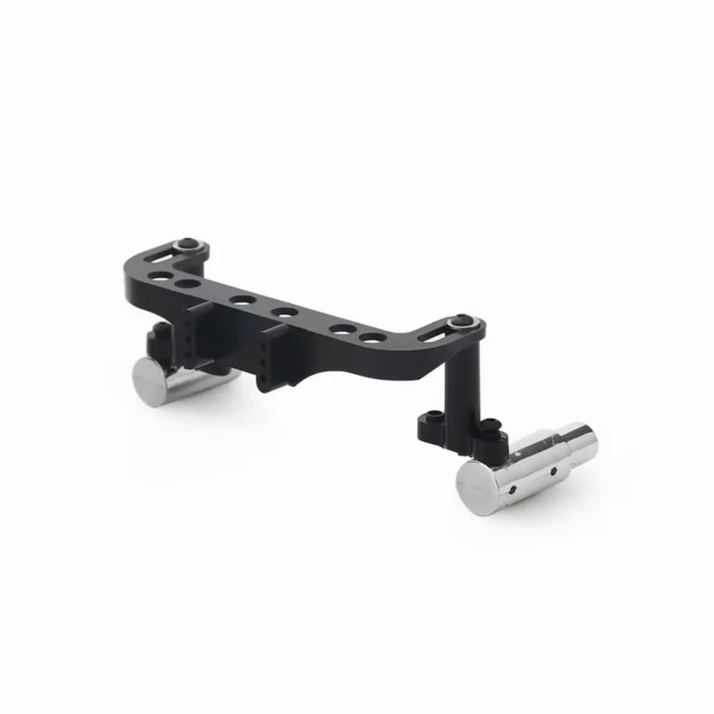 For TRX4 D90 D110 For Axial For Scx10 90046 CC01 For JIMNY TF2 VS4 1/10 RC Crawler Car Plastic Double Exhaust Vent Pipe Rc Models Accessories