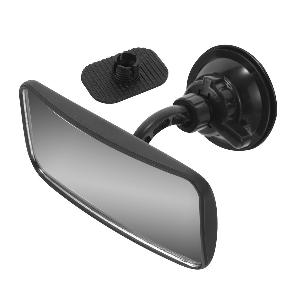 NULYLU Car Interior Rearview Mirror 360 Rotatable Suction Cup Vehicle Rear View Mirror for Monitoring