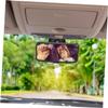NULYLU Car Interior Rearview Mirror 360 Rotatable Suction Cup Vehicle Rear View Mirror for Monitoring view 3