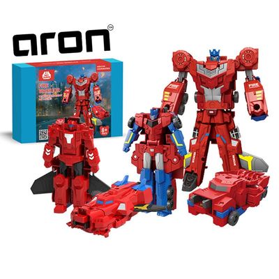 aron Transform RC Car Large 2 in1 Deformation Vehicle, Educational Assembly Toy for Boys and Girls, Interactive Building Role Play for Home or Classroom, Cognitive Suitable for Children, Learning Gift