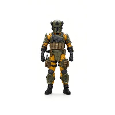 1/18 Scale Articulated Special Forces Soldier Figure, Vintage Military Soldier Model with Flexible Articulation, Collectible Gifts for Figure Enthusiasts & Collectors
