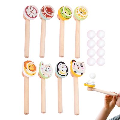 8-Piece Ball Blowing Game,Floating Blowing Tube,Children's Levitation Ball Blowings Magic,Balls Blowings Floating Game,Sensory Integration Training Toy for Boy Girl