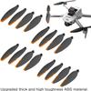 16PCS Foldable Drone Propellers Replace Parts for Most Drone Spare Part, 2.75-Inch Universal Replacement Blades,70mm Low-Noise and Quick-Release Blades Props Wings Accessories(Orange) view 3