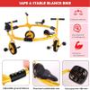 HUAIPU Tricycle Merry Go Round Bicycle for Kindergarten Indoor Outdoor Heavy-Duty Circular Pedal Cart 360 Spin for Kindergarten Playground Daycare,Yellow,6 People view 3