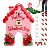 2026 Gingerbread Candy Cane Valentine's Day Golf Game Set, Funny Portable Indoor Outdoor Holiday Mini Toy, with Club & Balls,for Family Gatherings, Indoor Home and Office Entertainment. view 1
