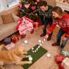 2026 Gingerbread Candy Cane Valentine's Day Golf Game Set, Funny Portable Indoor Outdoor Holiday Mini Toy, with Club & Balls,for Family Gatherings, Indoor Home and Office Entertainment. view 2