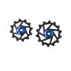 2pcs 12T+14T Ceramic Bearing Rear Derailleur Pulley Set for AXS, Narrow Wide Wheels with Lightweight Resin Design, 11 Speed Compatible Upgrade,(Blue) view 3