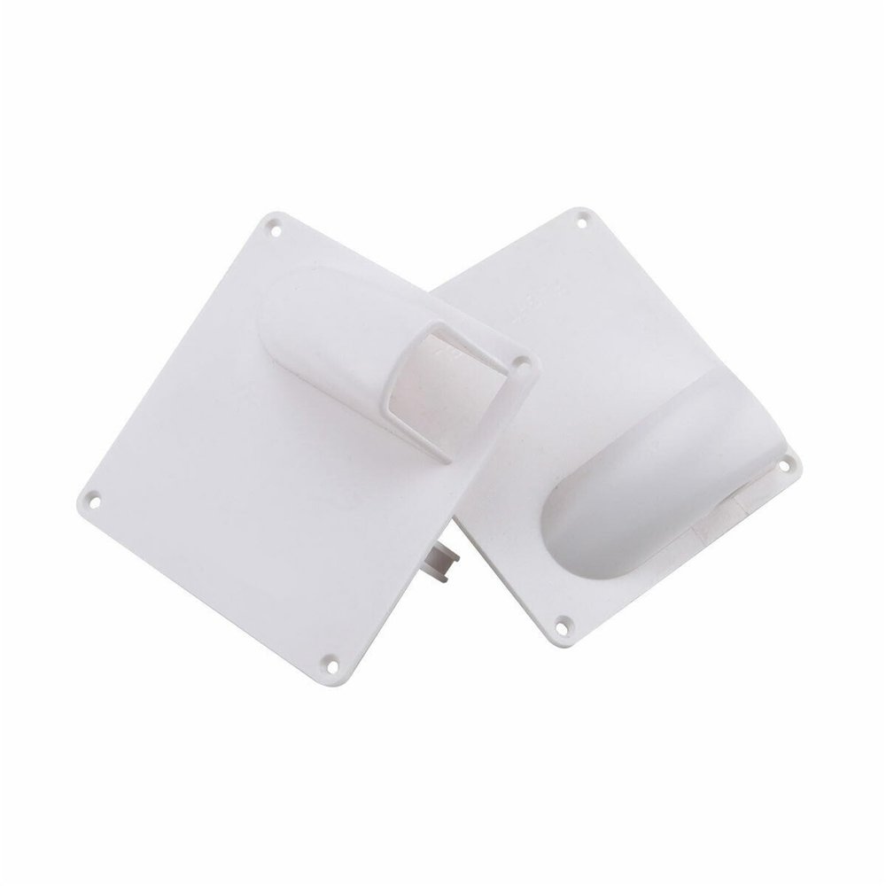 NFGHTRUU 1 Pair of Plastic White RC Fixed Wing Airplane Servo Covering Plate Cover Board