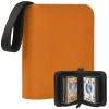 1 Pocket Card BinderCollectible Trading Card Album, Single Card Holder with 20 Pages, Holds 40 Cards, Side-Loading Mini Binder for TCG, MTG, Sports, Baseball,Football,Small Sports Card Book,Orange view 1