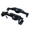 BEAXTURBO CNC Upgrade Aluminum7075 Front&Rear Axle housing&Steering Links kit-with an Aluminum Cover(Does not Contain Internal Transmission Components) for Axial 1:8 AXP8 Gilamon 2.2/Black view 1