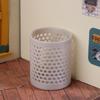 1:12 Scale Dollhouse Miniature Storage Basket, Plastic Laundry Basket, Bathroom Furniture Accessory view 1