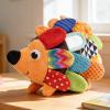 3D Flip Owl Stuffed Animal, Assemble-Your-Own Hedgehog Stuffed Animal Toys, Sensory Buckle Toy, Develop Baby Motor Skills, for 3+Months Boy Girl Shower Gifts (Hedgehog) view 2