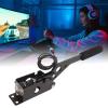 Kadimendium 64 Bit USB SIM Handbrake for PC Racing Games, Integrated Design Linear E Brake for T500 T300, Black Aluminum Alloy view 4