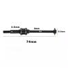 2pcs Metal Joint Shaft Drive Shaft CVD Driveshaft 44mm for Tamiya TA05 TA06 TB05 TRF420 TRF417 RC Car Parts view 3