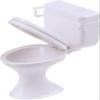 1:12 Scale Miniature Bathroom Toilet - Realistic Dollhouse Furniture for DIY Crafts, Dioramas and Architectural Models view 1