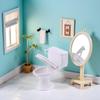 1:12 Scale Miniature Bathroom Toilet - Realistic Dollhouse Furniture for DIY Crafts, Dioramas and Architectural Models view 2