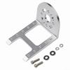 Aluminum Alloy Motor Mount Bracket for 36/40 Series Brushless Motors, 25mm Hole Spacing RC Boat Motor Mounting Frame, Compatible with 550 Motor, 4085402 4074 3674 3660, Silver view 1