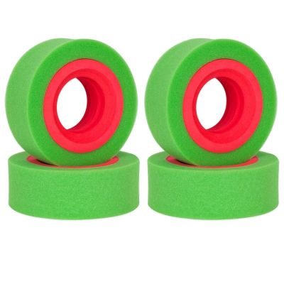2/4Pcs EVA Dual Stage Foam 115-120mm Fit 1.9" Wheel Tires for 1/10 RC Crawler for Axial SCX10 for Capra 90046 for TRX4 for TRX6(4PCS)