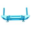 Aluminium Alloy RC Front Bumper Guard, Upgrade Parts for RGT 136100 1/10 RC Crawler, Lightweight Durable Bumper with Tow Hooks and Support Bar, for ECX FTX (Blue 680024B) view 2