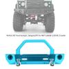 Aluminium Alloy RC Front Bumper Guard, Upgrade Parts for RGT 136100 1/10 RC Crawler, Lightweight Durable Bumper with Tow Hooks and Support Bar, for ECX FTX (Blue 680024B) view 3