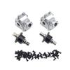 144001 144010 02 124010 124016 17 18 19 Compatible Upgrade Parts Metal Gearbox and Full Metal Differential for Rc Car Models(Blue) view 2