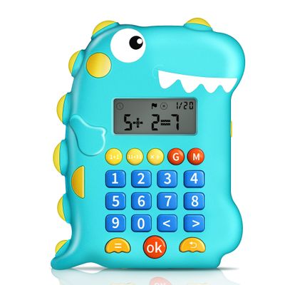 Math Games for Kids Ages 5-12, Portable Kids Calculator Toy, Addition Subtraction Multiplication Division Practice, 4 Logic Modes, 100,000 Questions, Fun Educational Math Toy