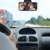 Kisangel Car Interior Rearview Mirror with 360 Rotation Suction Cup Auto Rearview Mirror for Safety for Back Seat Monitoring view 3