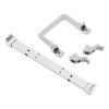 Aluminum Alloy Front Bumper for MN D90 99s, RC Car Metal Front Bumper, CNC Machined Anti Collision Bumper with Trailer Buckle, Direct Replacement Upgrade Part for 1/10 Scale RC Tru (Silver) view 2