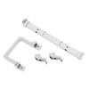 Aluminum Alloy Front Bumper for MN D90 99s, RC Car Metal Front Bumper, CNC Machined Anti Collision Bumper with Trailer Buckle, Direct Replacement Upgrade Part for 1/10 Scale RC Tru (Silver) view 3