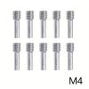 10pcs M3*12mm M4*12mm Screws, Front/Rear Bumper Pin Bolts, Drive Shaft Screws for 1/10 Crawler RC for SCX10 TRX4 Parts confident(10PCS M3) view 4