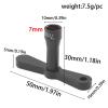 7mm RC Wheel Nut Sleeve Wrench for HSP M4 Nylon Tool for Model Car Rim confident(Black) view 2