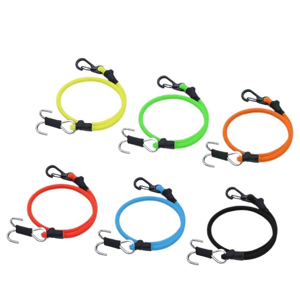 1 18 1 24 Scale RC Car Models Elastic Force Escape Rope Kinetic Winch Strap with Hooks Compatible with FCX18 K10 SCX24 K5 AX24 Universal Fit(Green)