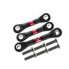 3pcs Alloy Adjustable Tie Rod Tie Links Steering Rods 1/10 for TAMIYA TT02 TT02T TT01 TT01E TT01D RC Crawler Car Parts confident view 2