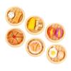 HONITANO 6Pcs Miniature Steamed Food Play Set Pretend Mini Food Decor for for Kitchen and Cooking Play view 1