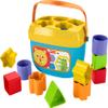 Fisher-Price Babys First Blocks & Rock-a-Stack Toy Set, Bucket of 10 Shapes & Ring Stacking Activity for Developmental Play Ages 6+ Months (Amazon Exclusive), Pack of 2 view 3