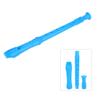 8 Hole Clarinet for Young Beginners | ABS Flute with Fingering Guide & Maintenance Rod | Educational Musical Instrument for Youngsters / Kindergarten / School (Blue) view 3