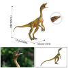 Dinosaur Model Toy  17x11x3.5cm PVC Cement, Compsognathus Simulation | Perfect for Kids Boys Girls Birthday, Party Entertainment, Home Play, Outdoor Fun, Science Educational view 4