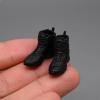 1/12 Female Soldier Shoes Boots Model for 6'' Gynoid Action Figures view 2