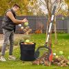 Save time and Effort with The Acorn Picker Upper Roller,nut gatherer for Walnuts and Chestnuts,Foot Operated Release, Directly Dump Outlet, Suitable for 3/4 to 1.5 Walnuts view 4