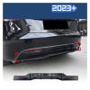 ZoYiFeng Compatible with Tesla Model 3 2023 2024+ Rear Bumper Surround Car Rear Chassis Tail Lip Spoiler Diffuser Deflector Protection Upgrade Kit view 2