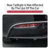 ZoYiFeng Compatible with Tesla Model 3 2023 2024+ Rear Bumper Surround Car Rear Chassis Tail Lip Spoiler Diffuser Deflector Protection Upgrade Kit view 4