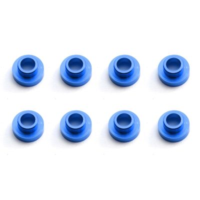 Ejoyous 8pcs M3 Servo Washer Spacer Gasket Set, Aluminum Alloy, Reduces Vibration, Improves Heat Dissipation, Suitable for Remote Control Car and Boat (Blue)