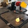 Flexible Car Tracks for Kids, Indestructible Waterproof Modular Puzzle Track, Flexible Expressway Circuit Set Toy for Indoor Outdoor(16PCS) view 4